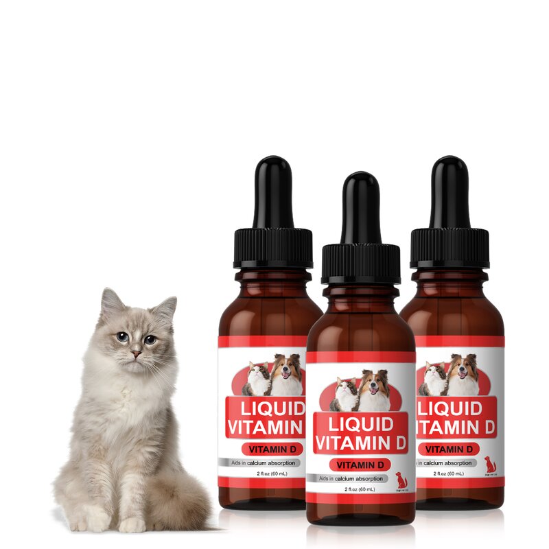 Vitamin D3 Drops for Pets Manufacturer - for Small Animals Veterinary Recommended Nutrient Boost