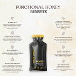 Mushroom Honey Manufacturer - High Potency with Black Lava Sea Salt 12 Ct