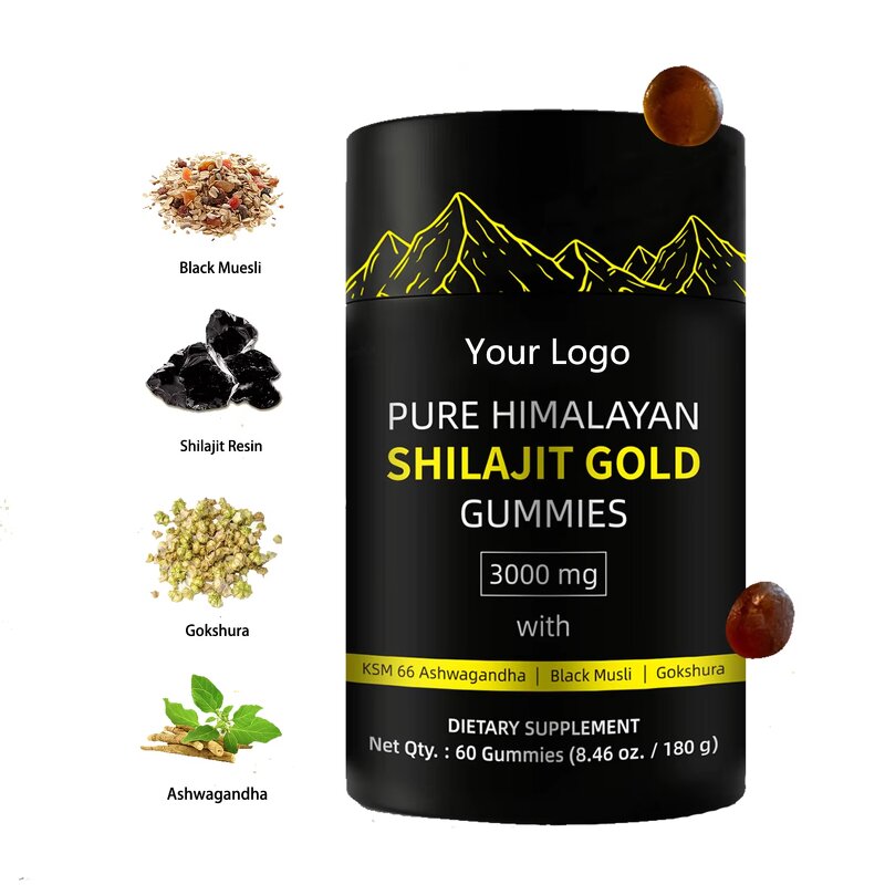 Shilajit Gummies Manufacturer - Vegan Fulvic Acid Enriched Daily Wellness Aid