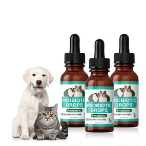 Probiotic Drops for Pets Manufacturer - Durlevel Flavorless for Cats Dogs 5 Billion