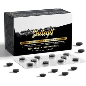 Shilajit Tablets - Manufacturer Organic Immune Digestion Energy Mineral