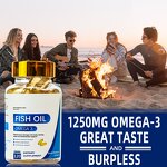 Omega 3 Softgels - Manufacturer Wild Alaska Pollock 1250mg EPA DHA