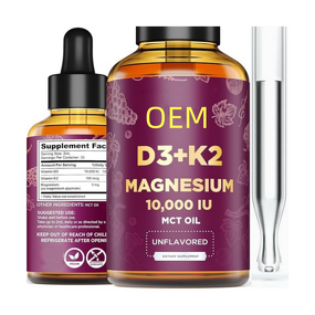 Vitamin D3 K2 Drops Manufacturer - OEM Private Label Vegan with Magnesium Glycinate