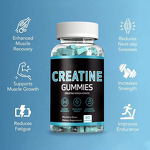 Creatine Monohydrate Gummy Manufacturer - OEM Private Label Pre-Workout Sugar Free Sports