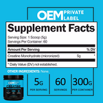 Creatine Monohydrate Powder Manufacturer - OEM Private Label 99% Pure for Adults Pre-Workout