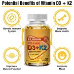 Vitamin D3 K2 Capsules Manufacturer - Hot Sale Softgel for Immune Support