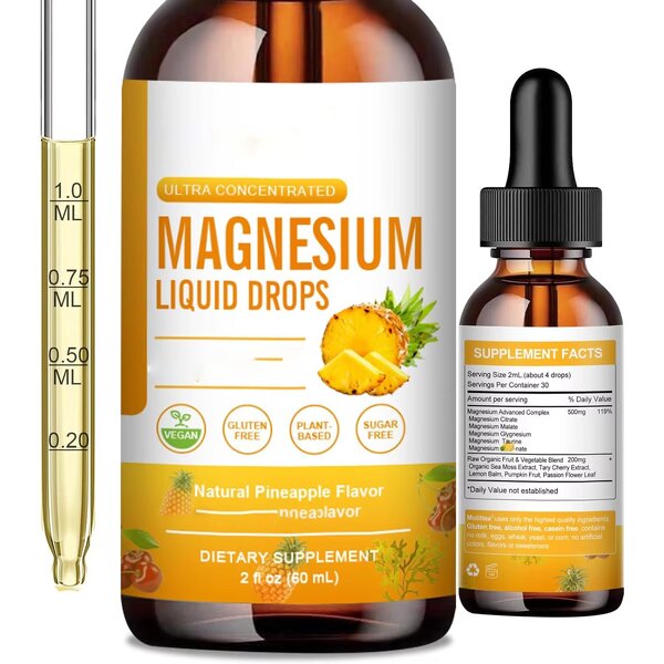 Magnesium Citrate Liquid Manufacturer - OEM Private Label 60ml Supports Bowel Health