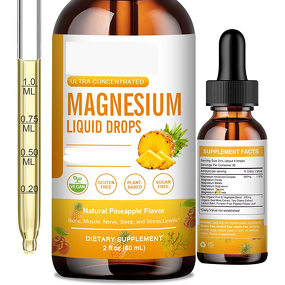Magnesium Liquid Drops Manufacturer - ODM OEM Calm High Potency Glycinate