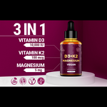 Vitamin D3 K2 Drops Manufacturer - OEM Private Label Vegan with Magnesium Glycinate