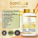 Gluta Whitening Capsules - Manufacturer OEM 20 Days Effect 60 Caps/Bottle Black Skin