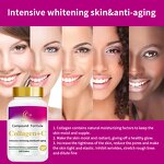 Collagen Gluta Tablets - Manufacturer OEM 15 Days Result Skin Whitening Brightening
