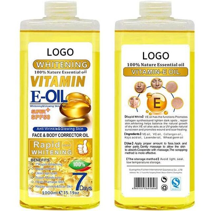 Vein Care Body Oil - Manufacturer OEM 1000ml Whitening Anti-Wrinkle Essential