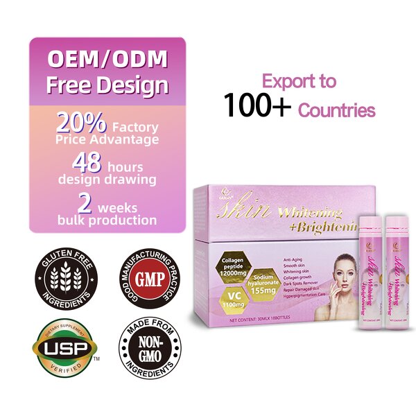 Alpha Arbutin Collagen Drink - Manufacturer OEM Skin Whitening Anti-Aging Liquid