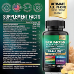 Sea Moss Capsules Manufacturer - OEM Private Label Hot Sale with Shilajit Black Seed Oil & Ashwagandha