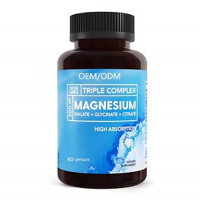 Magnesium Complex Capsules Manufacturer - OEM Triple with Glycinate & Malate Dietary