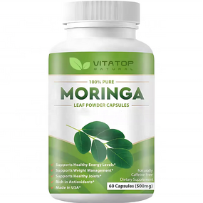 Moringa Capsules Manufacturer - OEM Hot Selling Organic Leaf Extract for Energy Metabolism & Immune