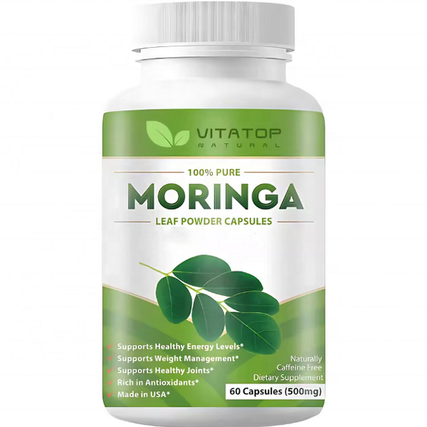 Moringa Capsules Manufacturer - OEM Hot Selling Organic Leaf Extract for Energy Metabolism & Immune