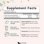 Vitamin D3 & K2 Softgels Manufacturer - OEM High Purity 2 in 1 Immune Support Formula