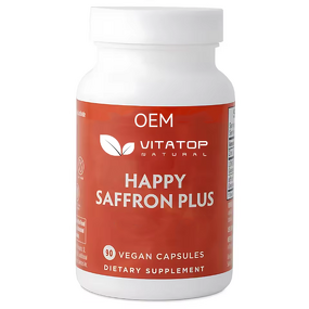 Saffron Capsules Manufacturer - OEM Herbal with Curcumin & Zinc for Mental Focus & Rest 90 Vegan
