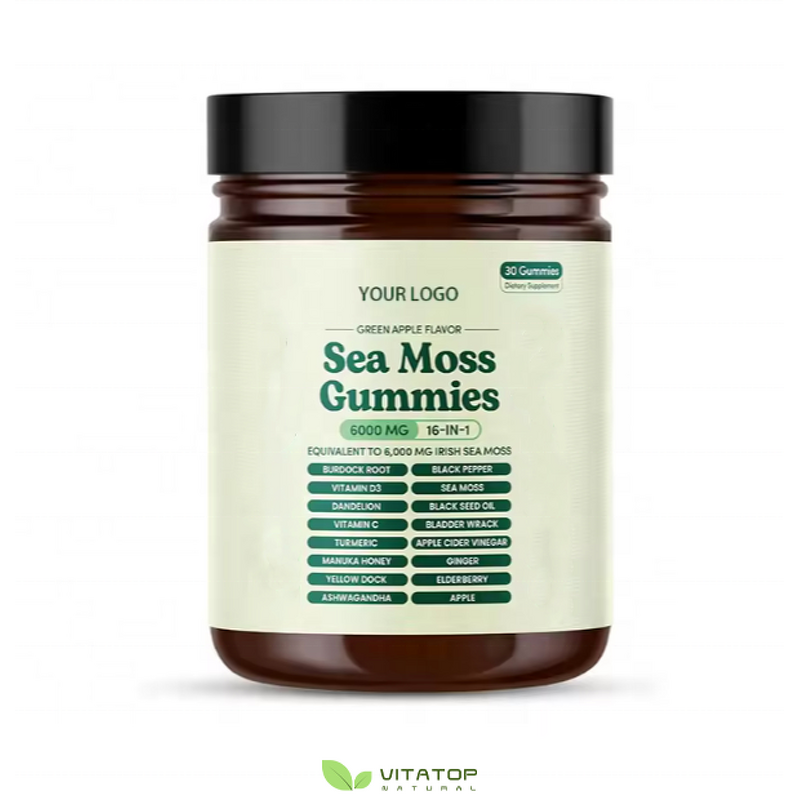 Sea Moss Gummies Manufacturer - OEM 16-in-1 Irish Seamoss