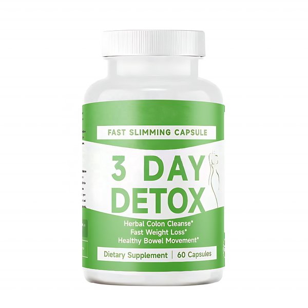Detox Capsules Manufacturer - OEM Natural Ingredient 3-Day Fat Burner Herba Slimming for Adults