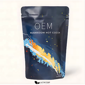 Mushroom Hot Cocoa Powder Manufacturer - OEM Private Label Bagged Extract Instant Coffee