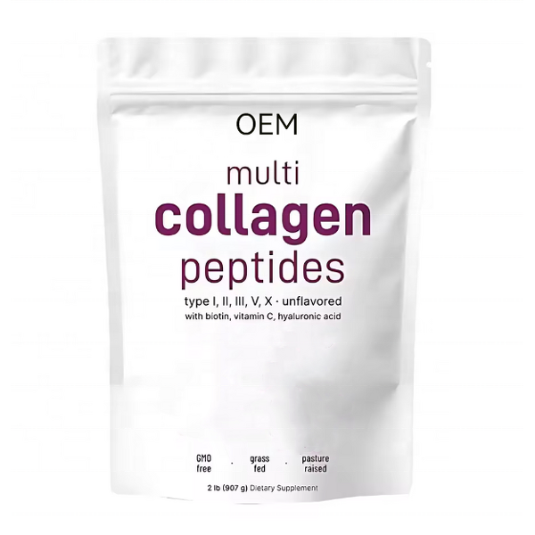 Hydrolyzed Collagen Powder Manufacturer - OEM Multi Collagen Peptides Complex Grass-Fed