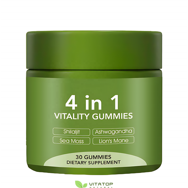 Wellness Gummies Manufacturer - OEM 4-in-1 with Sea Moss Ashwagandha Lion's Mane Shilajit & Manuka Honey