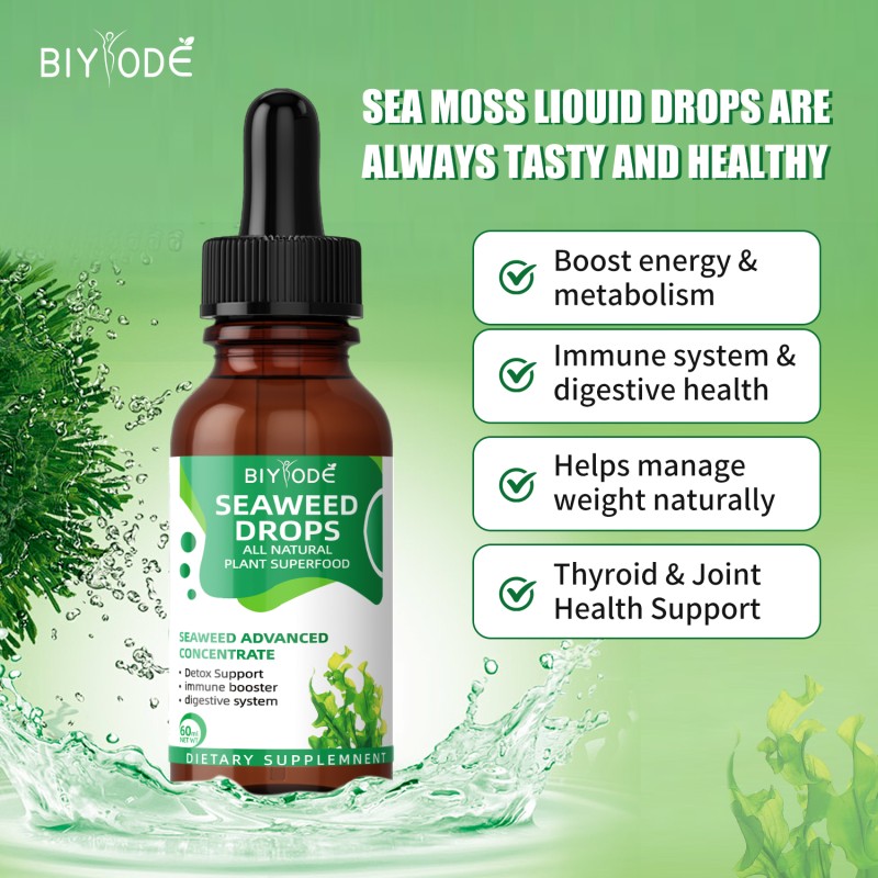 Shilajit Sea Moss Drops Supplier - Vegan Purple Dry Irish