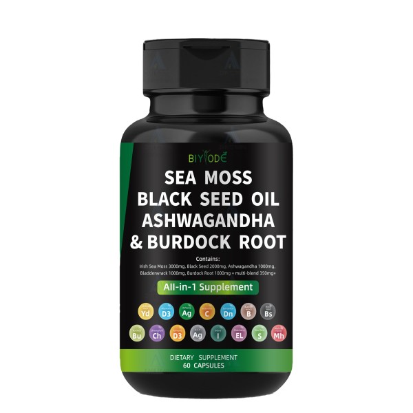 Irish Sea Moss Capsules Supplier - OEM Vegan Organic Detox