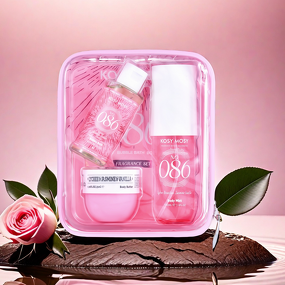 Gift Set Manufacturer - 100ml Body Mist & 60ml Bubble Bath & 50g Body Butter for Woman