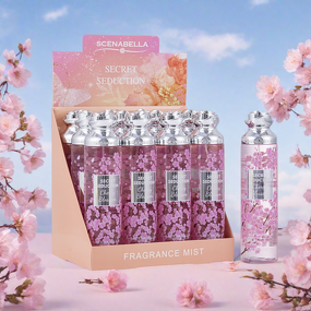 Body Mist Manufacturer - Scenabella Branded 236ML Fresh & Natural Cherry Blossom Fragrance Spray