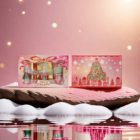 Gift Set Manufacturer - SOL BTB057-4 New Christmas Romantic Scent 88ml Body Mist +20ml Perfume+100ml Hair Mist + 90ml Lotion