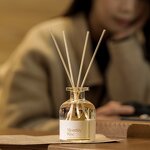 Reed Diffuser Set - Luxury Scented for Home Bedroom with Aroma Stick