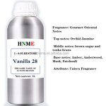 Perfume Oil Set - 1000ml HNME Vanilla 28 Floral Unisex Long-Lasting Pure Oil Spray