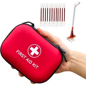 First Aid Kit Manufacturer - PU Waterproof EVA Mini Travel Size for Car Hiking & Home Compact Medicine Kit
