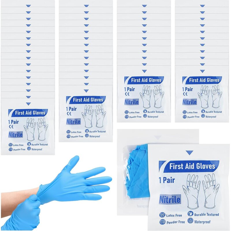 Disposable Black Nitrile Gloves Manufacturer - Custom OEM Individually Wrapped Powder Free for Food Service & Tattoo