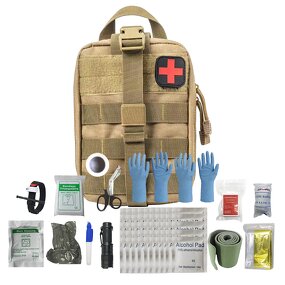First Aid Kit Manufacturer - OEM New Outdoor Tactical Pouch Portable for Camping Hiking & Tours