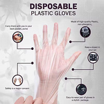 Disposable PE Gloves Manufacturer - Custom Logo Black Kraft Paper Pack 2pcs HDPE Individually Wrapped for BBQ