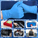 Disposable Black Nitrile Gloves Manufacturer - Custom OEM Individually Wrapped Powder Free for Food Service & Tattoo