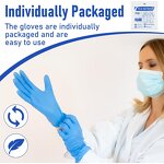 Disposable Black Nitrile Gloves Manufacturer - Custom OEM Individually Wrapped Powder Free for Food Service & Tattoo