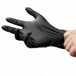 Nitrile Gloves Manufacturer - Custom OEM Black Powder Free for Cleaning Household Food Working & Tattoos