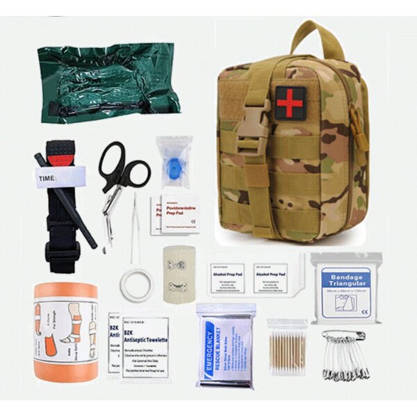 Trauma First Aid Kit Manufacturer - OEM Custom Tactical IFAK for Outdoor Activities Climbing Camping Hunting