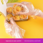 Disposable Safety Gloves Manufacturer - Individually Packaged Transparent PE Food Grade Thickened for Catering