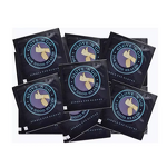 Disposable PE Gloves Manufacturer - Custom Logo Black Kraft Paper Pack 2pcs HDPE Individually Wrapped for BBQ