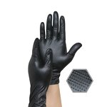 Disposable Nitrile Gloves Manufacturer - OEM Custom 8Mil Diamond Orange Black for Industrial Auto & Food
