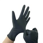 Nitrile Gloves Manufacturer - Custom OEM Black Powder Free for Cleaning Household Food Working & Tattoos