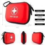 First Aid Kit Manufacturer - OEM Custom Portable Compact with Compartments EVA Case for Car Home Outdoors & Camping