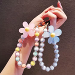 Phone Lanyard - AilesTecca Candy Color Bead Petal Japanese Korean Handmade