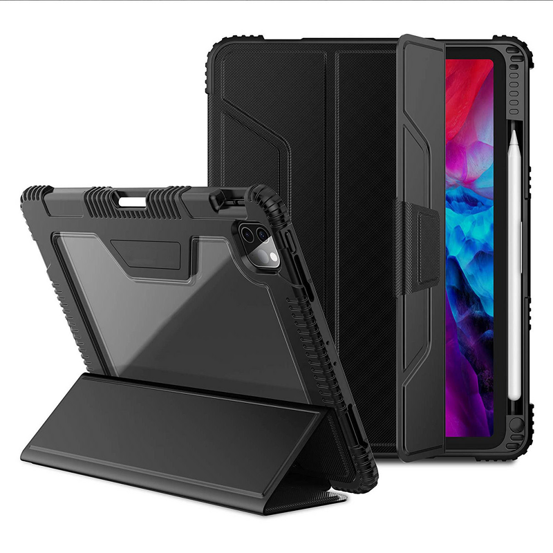 Tablet Case - AilesTecca Kickstand for iPad 11th 10th 10.9" Transparent Bumper